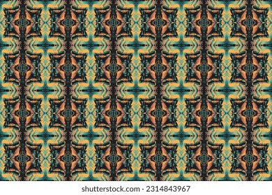 Seamless batik pattern,geometric tribal pattern,it resembles ethnic boho,aztec style,ikat style.luxury decorative fabric pattern for famous banners.designed for use fabric,curtain,carpet,Batik