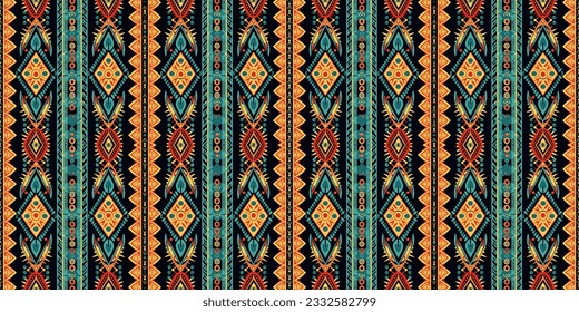 Seamless batik pattern,Seamless tribal batik pattern,and Seamless motif pattern resemble ethnic boho, Aztec,and ikat styles.designed for use in satin,wallpaper,fabric,curtain,carpet,Batik Embroidery