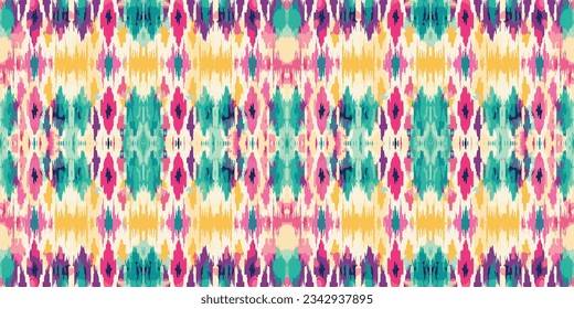 Seamless batik pattern,Seamless tribal batik pattern,and Seamless colorful pattern resemble ethnic boho, Aztec,and ikat styles.designed for use in wallpaper,fabric,curtain,carpet,Batik Embroidery