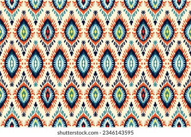 Seamless batik pattern,Seamless tribal batik pattern,and Seamless colorful pattern resemble ethnic boho, Aztec,and ikat styles.designed for use in wallpaper,fabric,curtain,carpet,Batik Embroidery