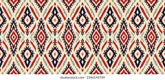 Seamless batik pattern,Seamless tribal batik pattern,and Seamless colorful pattern resemble ethnic boho, Aztec,and ikat styles.designed for use in wallpaper,fabric,curtain,carpet,Batik Embroidery