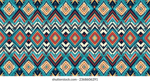 Seamless batik pattern,Seamless tribal batik pattern,and Seamless colorful pattern resemble ethnic boho, Aztec,and ikat styles.designed for use in wallpaper,fabric,curtain,carpet,Batik Embroidery