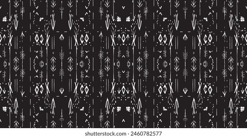 Seamless batik pattern,Seamless tribal batik pattern,and Seamless colorful pattern resemble ethnic boho, Aztec,and ikat styles.designed for use in wallpaper,fabric,curtain,carpet,Batik Embroidery