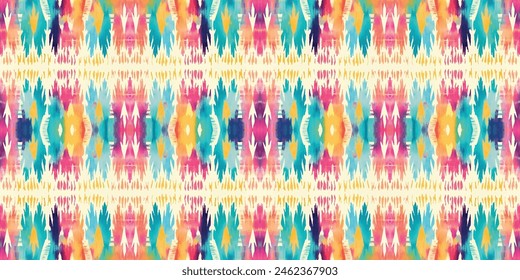 Seamless batik pattern,Seamless tribal batik pattern,and Seamless colorful pattern resemble ethnic boho, Aztec,and ikat styles.designed for use in wallpaper,fabric,curtain,carpet,Batik Embroidery
