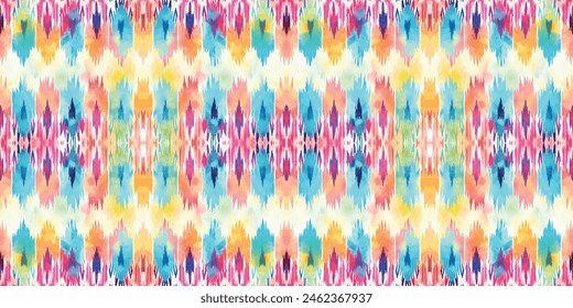 Seamless batik pattern,Seamless tribal batik pattern,and Seamless colorful pattern resemble ethnic boho, Aztec,and ikat styles.designed for use in wallpaper,fabric,curtain,carpet,Batik Embroidery