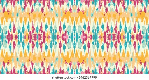 Seamless batik pattern,Seamless tribal batik pattern,and Seamless colorful pattern resemble ethnic boho, Aztec,and ikat styles.designed for use in wallpaper,fabric,curtain,carpet,Batik Embroidery