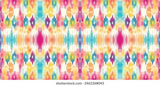 Seamless batik pattern,Seamless tribal batik pattern,and Seamless colorful pattern resemble ethnic boho, Aztec,and ikat styles.designed for use in wallpaper,fabric,curtain,carpet,Batik Embroidery