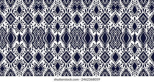 Seamless batik pattern,Seamless tribal batik pattern,and Seamless colorful pattern resemble ethnic boho, Aztec,and ikat styles.designed for use in wallpaper,fabric,curtain,carpet,Batik Embroidery