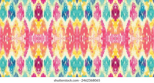 Seamless batik pattern,Seamless tribal batik pattern,and Seamless colorful pattern resemble ethnic boho, Aztec,and ikat styles.designed for use in wallpaper,fabric,curtain,carpet,Batik Embroidery