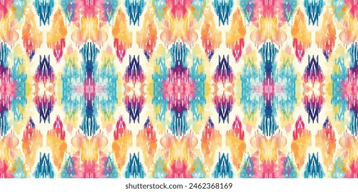 Seamless batik pattern,Seamless tribal batik pattern,and Seamless colorful pattern resemble ethnic boho, Aztec,and ikat styles.designed for use in wallpaper,fabric,curtain,carpet,Batik Embroidery