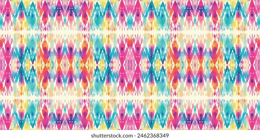 Seamless batik pattern,Seamless tribal batik pattern,and Seamless colorful pattern resemble ethnic boho, Aztec,and ikat styles.designed for use in wallpaper,fabric,curtain,carpet,Batik Embroidery