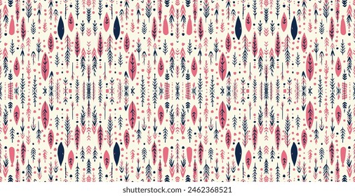 Seamless batik pattern,Seamless tribal batik pattern,and Seamless colorful pattern resemble ethnic boho, Aztec,and ikat styles.designed for use in wallpaper,fabric,curtain,carpet,Batik Embroidery