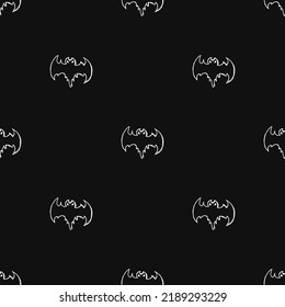 seamless bats pattern. halloween background with bats