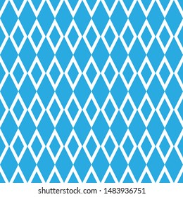 Seamless Bavarian rhombic pattern. Ideal for textiles, packaging, paper printing, simple backgrounds and textures.