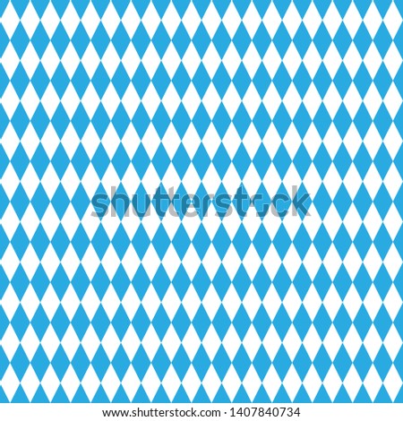 Seamless Bavarian rhombic pattern. Ideal for textiles, packaging, paper printing, simple backgrounds and textures.
