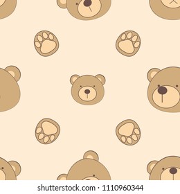 seamless bear background 