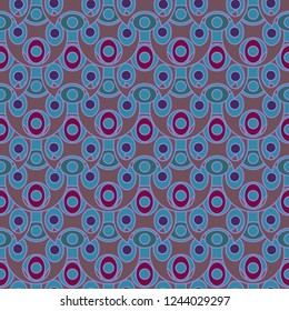 Seamless beautiful abstract background multicolor circle fairy.