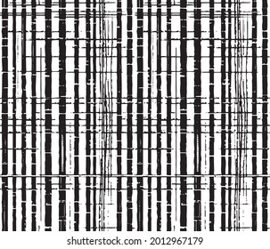 Seamless beautiful abstract patchwork geometric line pattern on white background 