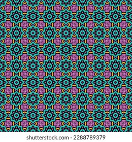 Seamless Beautiful Backdrop Background Retro Wallpaper Texture Style Print Symbols Card Modern Repetition Interior Classic Luxury Tile Shape Fabric Art Fashion Design Textile Graphic Vintage Pattern.