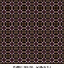Seamless Beautiful Backdrop Background Retro Wallpaper Texture Style Print Symbols Card Modern Repetition Interior Classic Luxury Tile Shape Fabric Art Fashion Design Textile Graphic Vintage Pattern.