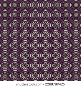 Nahtlose schöne Hintergrund Retro Tapete Textur Stil Print Symbole Karte Moderne Wiederholung Räume Classic Luxus Tile Form Stoff Mode Design Textile Grafik Vintage Muster.