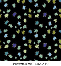 Seamless Beautiful fabric pattern. Doodles black, neutral and gray on colors. Vector.