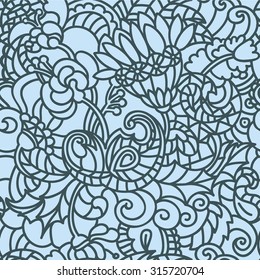 seamless beautiful floral pattern