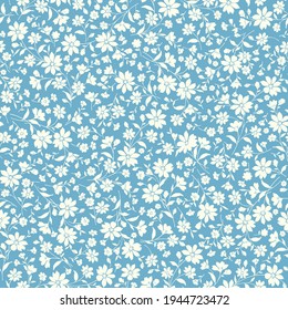 Seamless and beautiful flower illustration pattern,