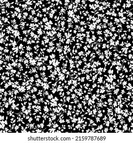 Patrón de ilustración de flores sin soldadura y hermosa,