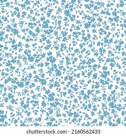 Seamless and beautiful flower illustration pattern,