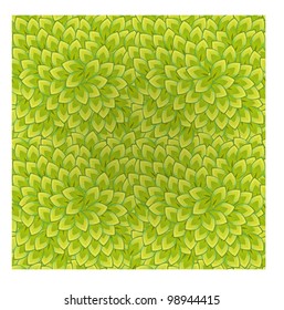 Seamless beautiful green foliage texture