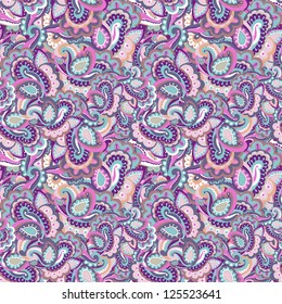 seamless  beautiful paisley pattern