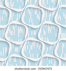Patrón De Cuadrados Sin Precedentes. Antecedentes del Ornamento Resumen. Papel de fondo de escritorio de un origami blanco. Diseño gráfico de arte