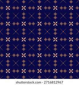 Seamless and beautiful traditional batik pattern vector