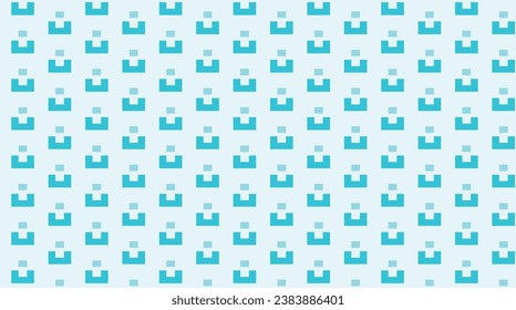  A seamless beautiful vector pattern of unsplash light blue green tritone colored logo