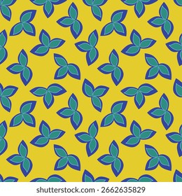 Diseño textil hermoso sin costuras del patrón de la flor del vintage