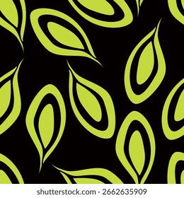Seamless beautiful vintage flower pattern textile design