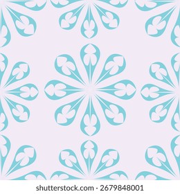 Seamless beautiful vintage flower pattern textile design
