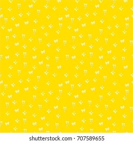 Seamless beauty bow pattern. Cute fashion illustration. Decorative background.