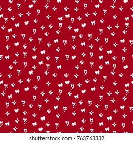 Seamless beauty bow pattern. Cute fashion illustration. Decorative background.