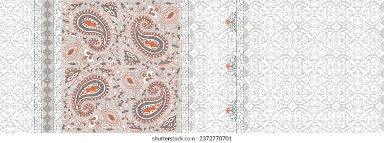 seamless bed sheet pattern design for digital print and any type of print