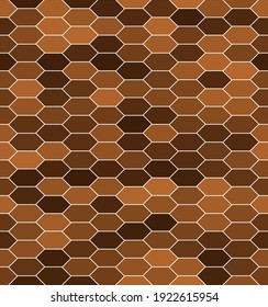 The Seamless Beehive Pattern, Wooden Floor Texture, Abstract Background