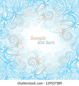 seamless beige abstract floral pattern. vector illustration