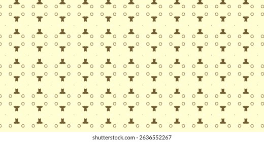 Fondo de patrón de oso de peluche beige y marrón sin costuras