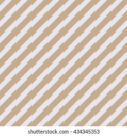 Seamless beige irregular spiky stripes pattern vector