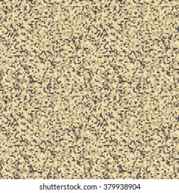 Seamless beige knitted pattern vector. Check marks background