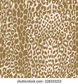 seamless beige leopard print. 10 eps. leopard fabric texture