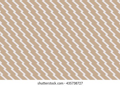 Seamless beige unusual zig zag pattern vector