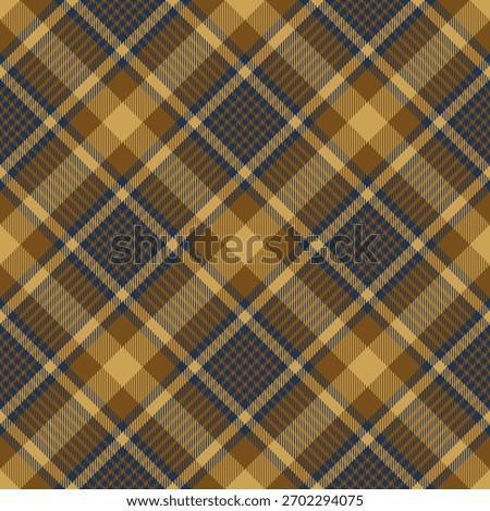 Seamless beige,blue color check pattern.Repeating patern plaid. Checkered design for prints.Repeated tartan fabric.Vector scottish fabriс. Ekose texture.Madras flannel.Checker line.Stripe gingham.
