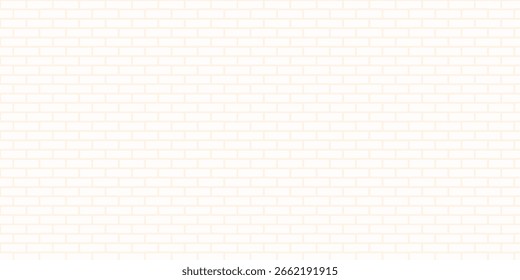 Textura de ladrillo blanco beige sin costuras adecuada para fondos digitales, presentación de productos o modelado 3D.